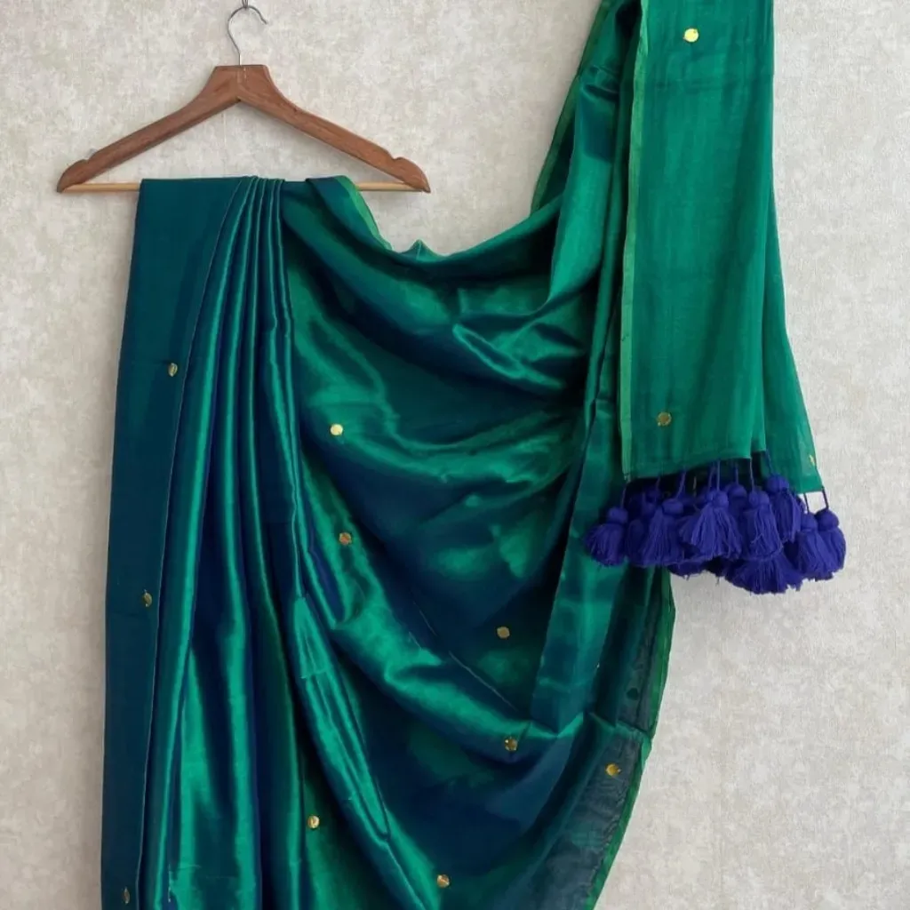 Peacock green – New Collection | Harshal Textiles
